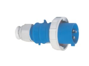 21238: ENCHUFE AÉREO IP67 (16A 2P+T 250V AZUL 6H IP67 MULTI-GRIP TE-PLUS)