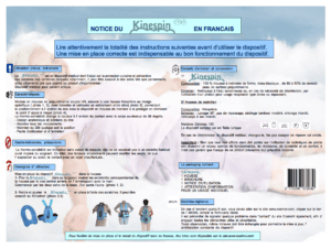 Notice Kinespin dispositif médical en français