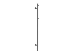 towel warmer tube 140 (black glossy)