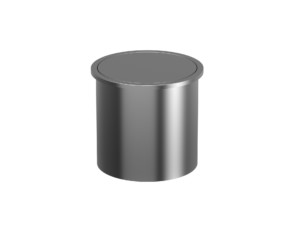 Paper bin 3.5L with cover (AISI304)
