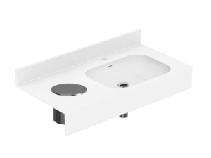 Paper bin opening with bin 3.5L with cover (AISI304)
