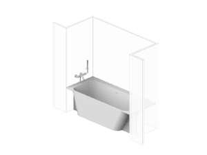 Madeira bathtub niche, right