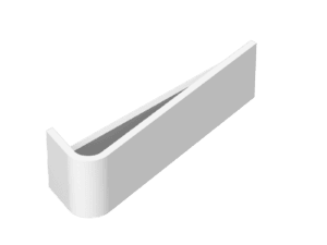 Pebble towel holder l