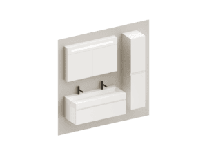 5th Avenue set 2 F120-2 (crystal white, glossy)