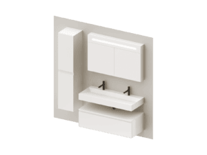 5th Avenue set 3 F120-2 (crystal white, glossy)