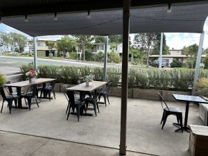 Salty towers — fish and chip shop in Calliope, Queensland