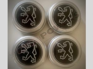 4 centres de roue pour Jante SPEEDLINE PTS asphalte silver