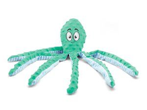 PELUCHE PULPO CON SONIDO VERDE 45 CM.