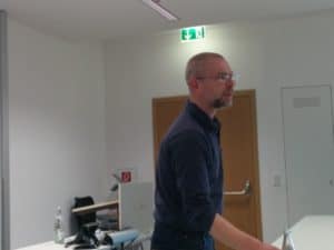 Christian De Vries in seiner Session