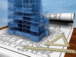 Le Contriz team working on a construction and design project, highlighting their expertise in delivering high-quality residential, commercial, and industrial solutions in Coimbatore.