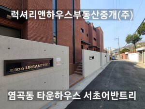 염곡동 타운하우스 매매