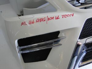 MERCEDES ML W166 ZDERZAK AMG PRZEDNI BIAŁY