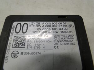 MERCEDES E W213 RADAR DISTRONIK GRILL A0009050607