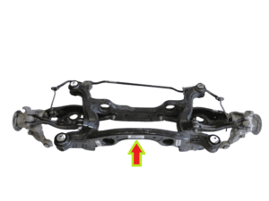 MERCEDES EQA 243 H243 W243 WÓZEK TYLNY ŁAWA SANKI TYŁ ZAWIESZENIE GOŁY