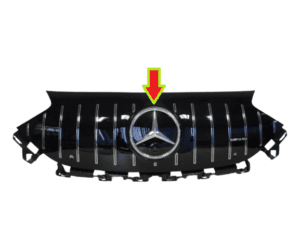 MERCEDES EQS 297 W297 EMBLEMAT GWIAZDA W GRILL