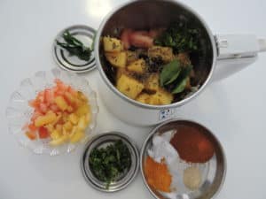 prep for pineapple rasam