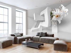 3D foto tapeta – Moderan enterijer – varijanta 7