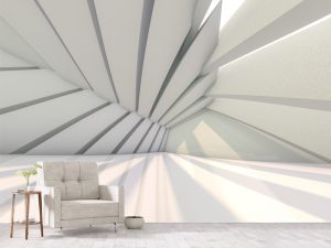 3D foto tapeta – Tunel beskrajne perspektive – varijanta 3