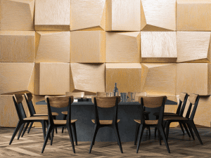 3D foto tapeta – Geometrijski 3D paneli – varijanta 33
