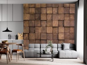 3D foto tapeta – Minimalistički zidni paneli – varijanta 3