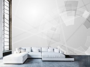 Foto tapeta – Zlatne geometrijske linije – varijanta 15