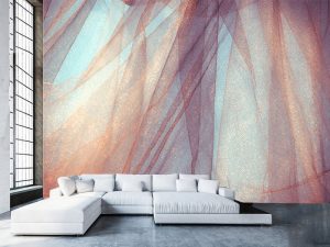 Foto tapeta – Pastelni apstraktni oblici – varijanta 14