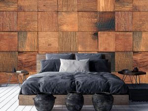 Foto tapeta za spavaću sobu – Minimalistička geometrija – varijanta 4