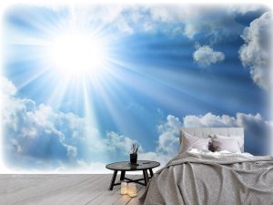 Foto tapeta za spavaću sobu – Sanjivi oblaci – varijanta 5