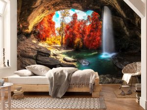Foto tapeta za spavaću sobu – Mirna šuma – varijanta 17