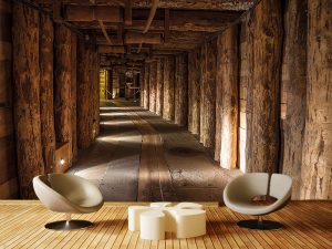 3D foto tapeta – Tunel beskrajne perspektive – varijanta 5