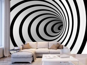 3D foto tapeta – Tunel beskrajne perspektive – varijanta 11