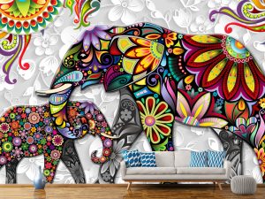 3D foto tapeta – Luksuzni Art Deco motiv – varijanta 25