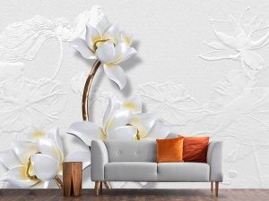 3D foto tapeta – Cvetovi orhideje – varijanta 5