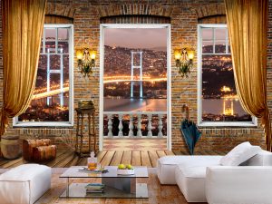 3D foto tapeta – Prozor ka prirodi – varijanta 4