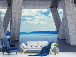 3D foto tapeta – Moderan enterijer – varijanta 22