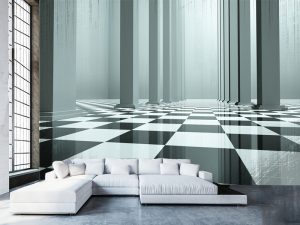 3D foto tapeta – Optička iluzija – varijanta 4