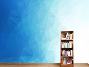 3D foto tapeta – Biblioteka sa knjigama – varijanta 6