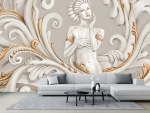 3D foto tapeta – Luksuzni Art Deco motiv – varijanta 31