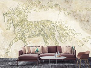 3D foto tapeta – Luksuzni Art Deco motiv – varijanta 34
