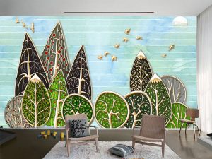 3D foto tapeta – Luksuzni Art Deco motiv – varijanta 37