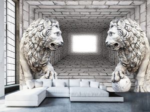 3D foto tapeta – Beli mermer