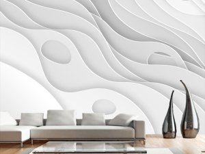 3D foto tapeta – Apstraktni talasi