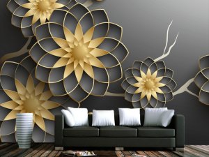 3D foto tapeta – Luksuzni Art Deco motiv – varijanta 46