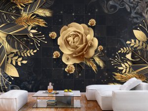3D foto tapeta – Cvetovi ruže