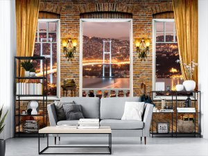 3D foto tapeta – Moderan enterijer – varijanta 37