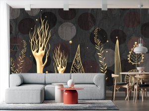 3D foto tapeta – Luksuzni Art Deco motiv – varijanta 59