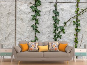 3D foto tapeta – Vertikalna zelena bašta – varijanta 9