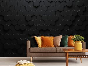 3D foto tapeta – Geometrijski 3D paneli – varijanta 109