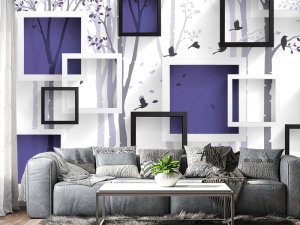 3D foto tapeta – Moderan enterijer – varijanta 48