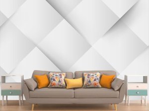 3D foto tapeta – Geometrijski 3D paneli – varijanta 119